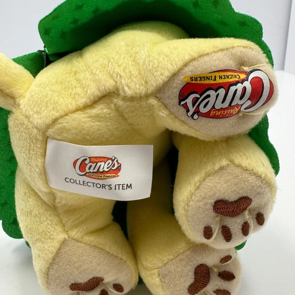 Raising Canes Christmas Tree Dog Plush 2023 Holiday Mascot Yellow Lab 8 Inch